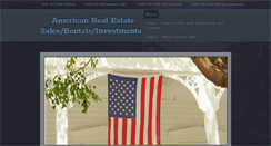 Desktop Screenshot of americanrealestaterentals.com